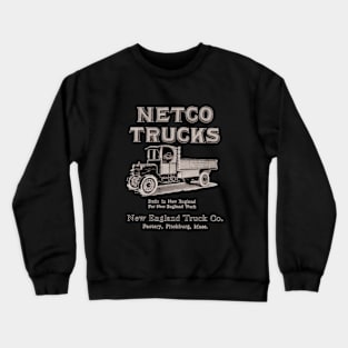 1920s Netco Trucks - Fitchburg Massachusetts Crewneck Sweatshirt